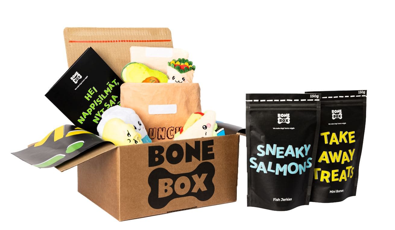 BoneBox - Lunchbox Dog Toys Bonebox.fi 